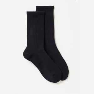 Girlfriend Collective Black Crew Socks